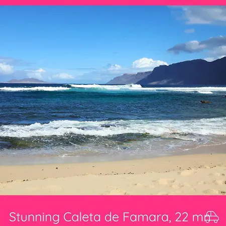 度假居 Full Relaxation - Private - Sea View - Stunning Garden - 2 Terraces - 2 Bedrooms - Wifi - Parking - Washing Machine Güime