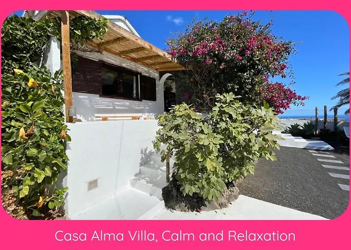 Full Relaxation - Private - Sea View - Stunning Garden - 2 Terraces - 2 Bedrooms - Wifi - Parking - Washing Machine * Güime