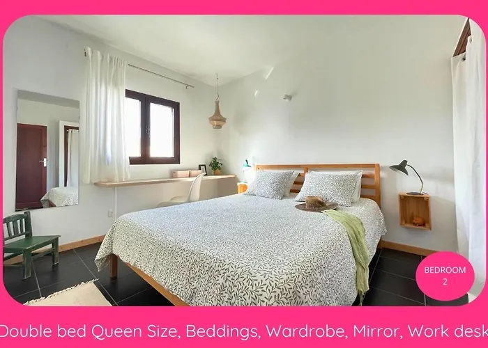 Full Relaxation - Private - Sea View - Stunning Garden - 2 Terraces - 2 Bedrooms - Wifi - Parking - Washing Machine Güime